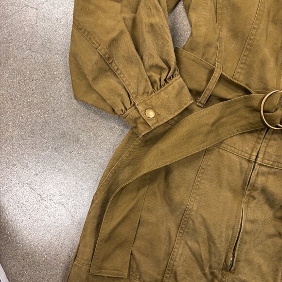 Madewell Tapered-Leg Jumpsuit in Golden Spinach - Picture 9 of 12